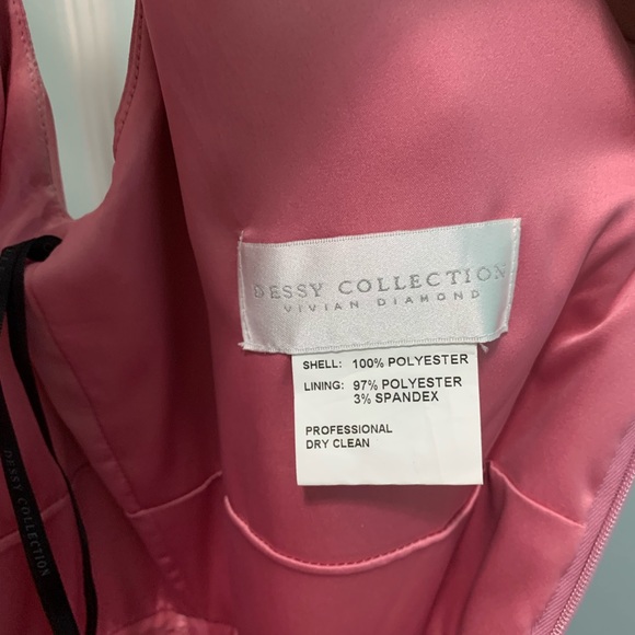 Beautiful Dessy Collection pink bridesmaid dress - Picture 5 of 5